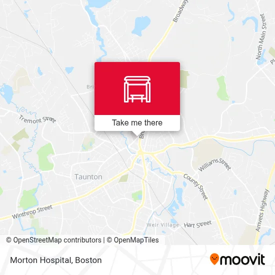 Morton Hospital map