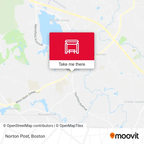Norton Post map