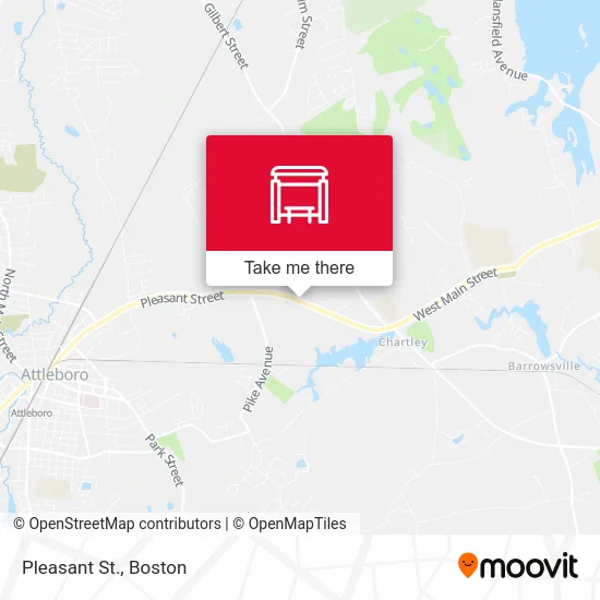 Pleasant St. map