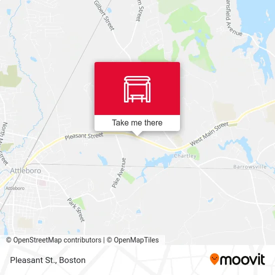 Pleasant St. map