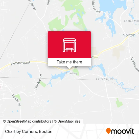 Chartley Corners map