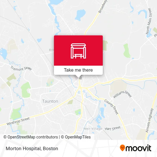 Morton Hospital map