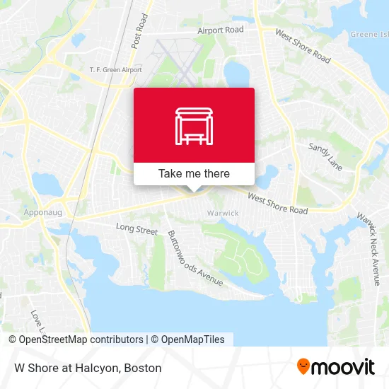 W Shore at Halcyon map