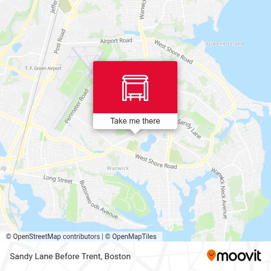 Sandy Lane Before Trent map