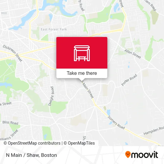 N Main / Shaw map