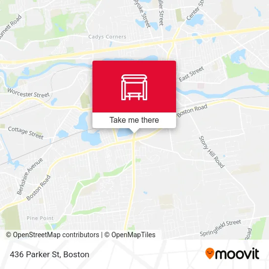 436 Parker St map