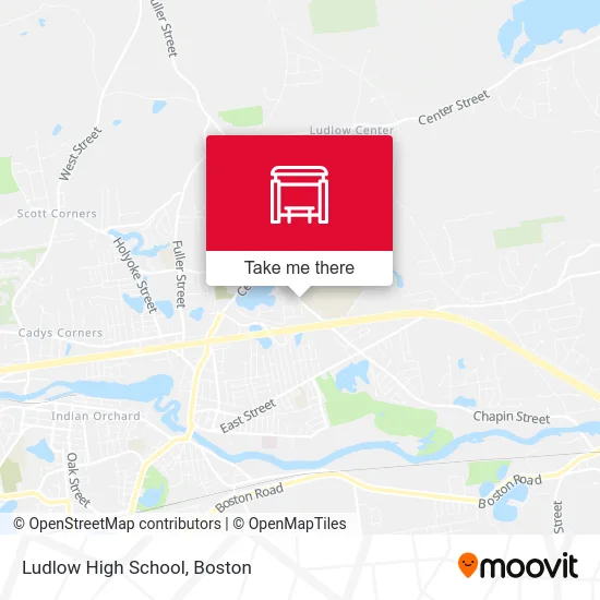 Ludlow High School map