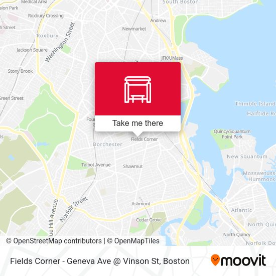 Fields Corner - Geneva Ave @ Vinson St map