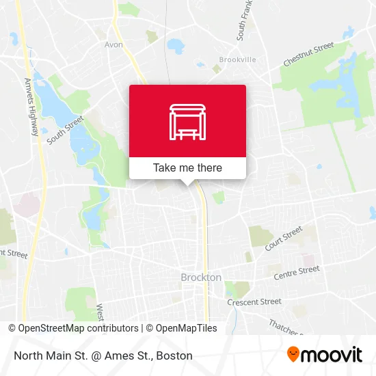 North Main St. @ Ames St. map