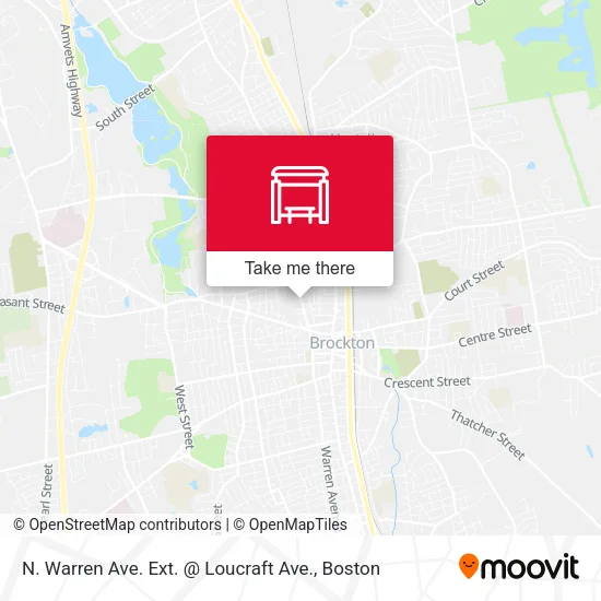 N. Warren Ave. Ext. @ Loucraft Ave. map