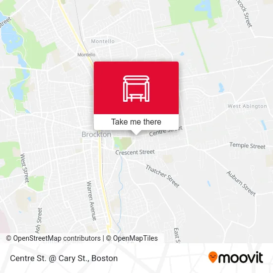 Centre St. @ Cary St. map