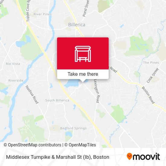 Middlesex Turnpike & Marshall St (Ib) map