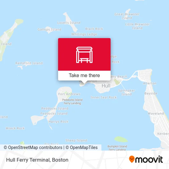 Hull Ferry Terminal map