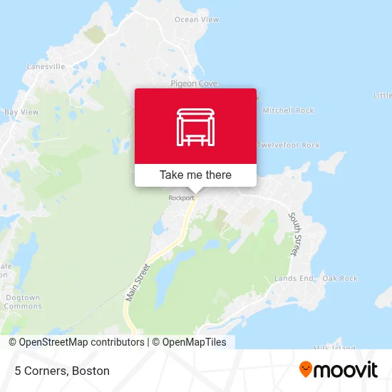 5 Corners map