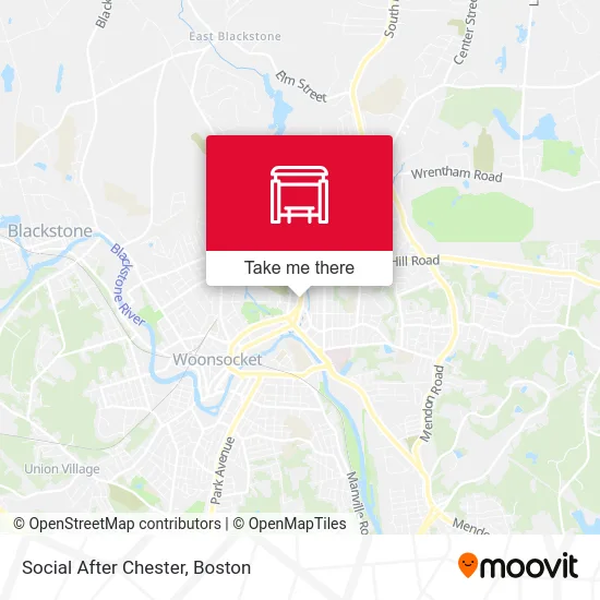 Social After Chester map