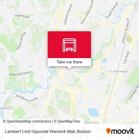 Lambert Lind Opposite Warwick Mall map