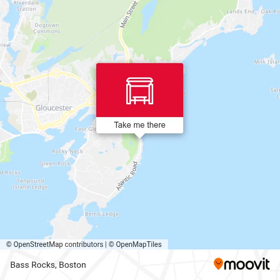 Bass Rocks map