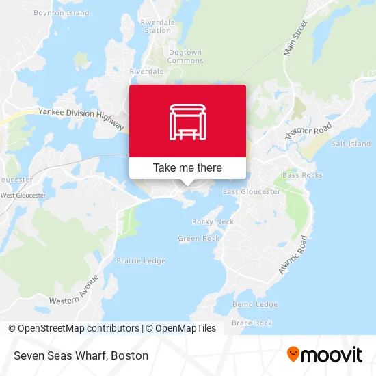 Seven Seas Wharf map