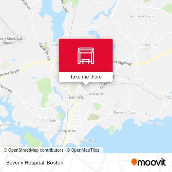 Beverly Hospital map