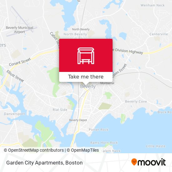 Mapa de Garden City Apartments