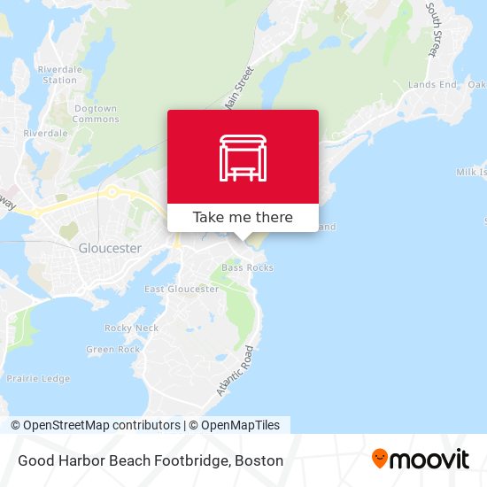 Mapa de Good Harbor Beach Footbridge