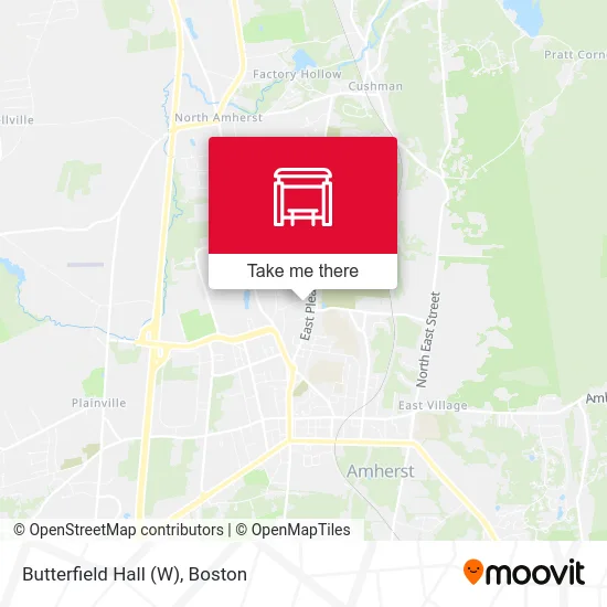 Butterfield Hall (W) map