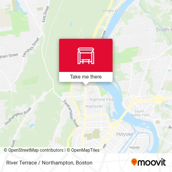 River Terrace / Northampton map