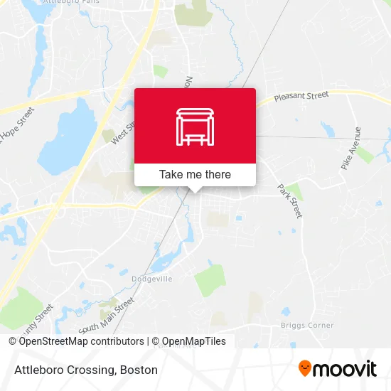 Attleboro Crossing map