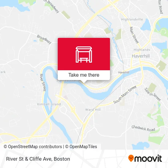 River St & Cliffe Ave map