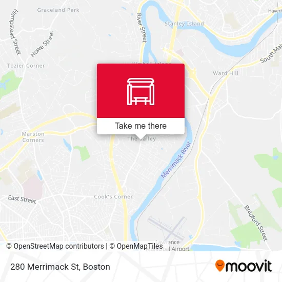 280 Merrimack St map