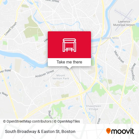 South Broadway & Easton St map
