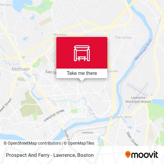 Prospect And Ferry - Lawrence map