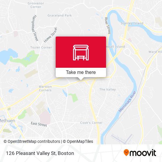 126 Pleasant Valley St map