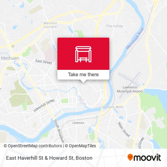Mapa de East Haverhill St & Howard St