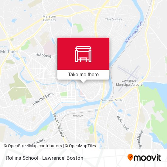 Mapa de Rollins School - Lawrence