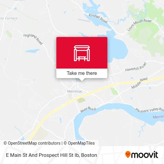 E Main St And Prospect Hill St Ib map