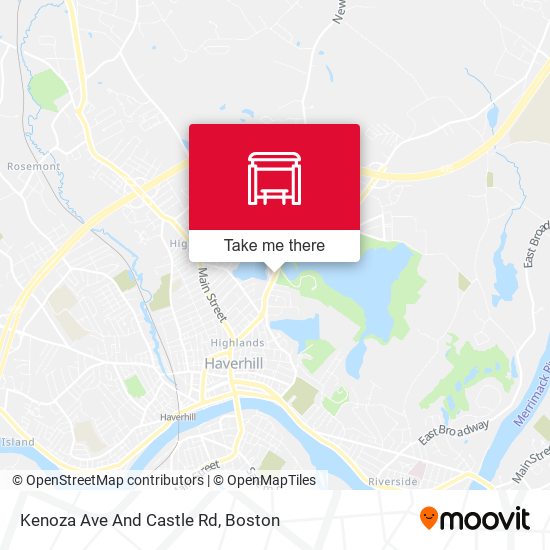 Kenoza Ave And Castle Rd map