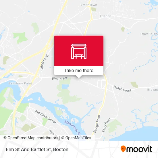 Elm St And Bartlet St map