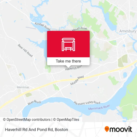 Haverhill Rd And Pond Rd map