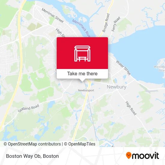 Boston Way Ob map