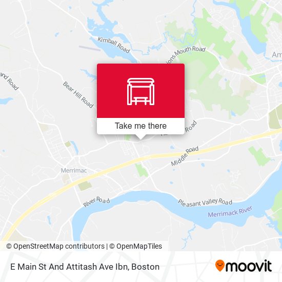 Mapa de E Main St And Attitash Ave Ibn