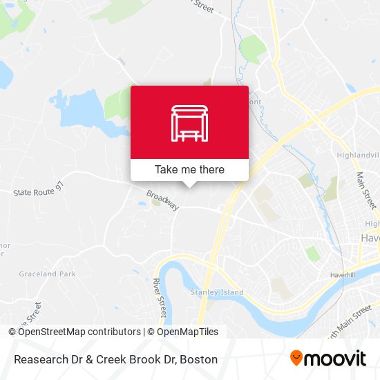 Reasearch Dr & Creek Brook Dr map