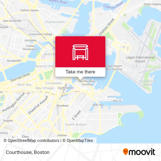 Courthouse map