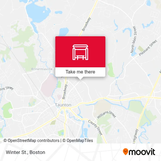 Winter St. map