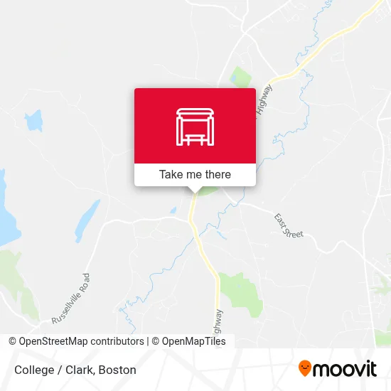 College / Clark map