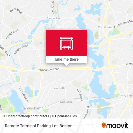 Remote Terminal Parking Lot map
