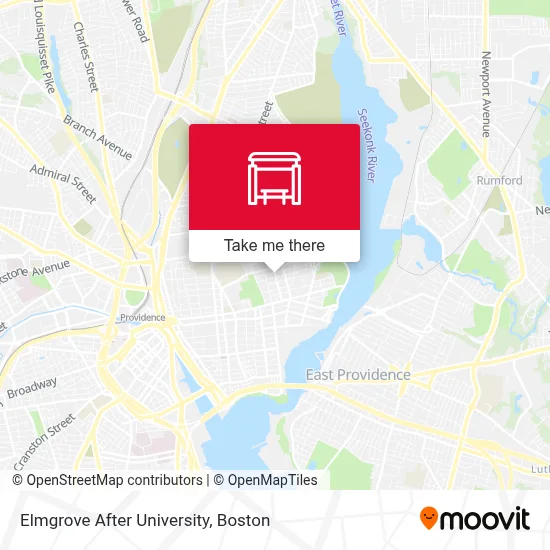 Elmgrove After University map