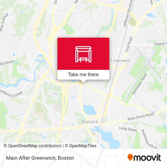 Main After Greenwich map