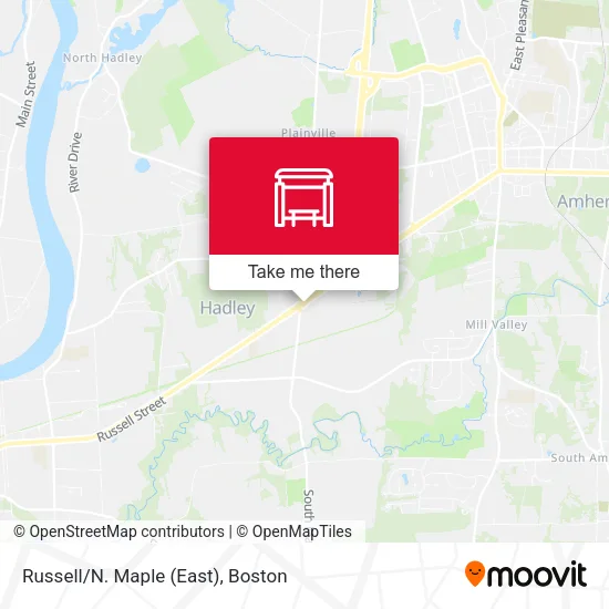 Russell/N. Maple (East) map