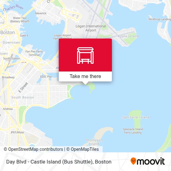 Day Blvd - Castle Island (Bus Shuttle) map